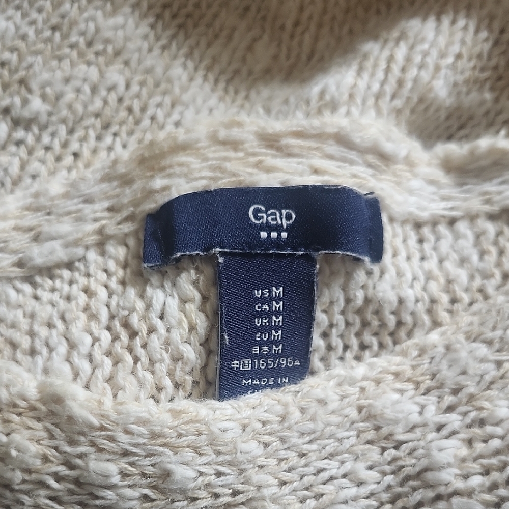 GAP Beige Knit Pullover - Picture 7 of 7